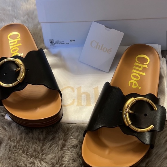 Chloe Shoes - Chloé Lauren footbed sandals